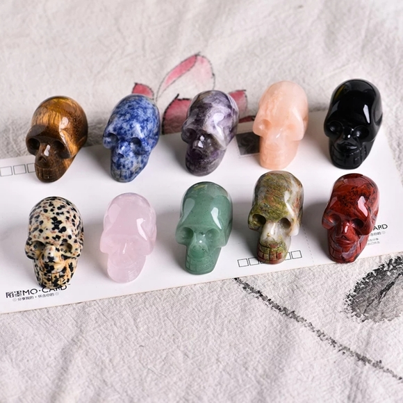Crystal Gemstone Skulls | You Pick - Picture 5 of 16